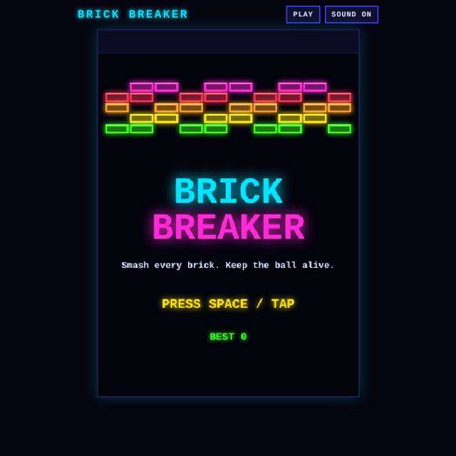 Brick Breaker screenshot