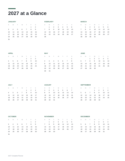 2027 planner page 2
