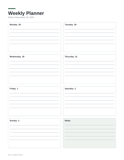 2027 planner page 6